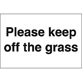 Please Keep Of The Grass Sign &pound;4 - Signs
