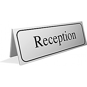Reception Desktop Sign £5 - Signs