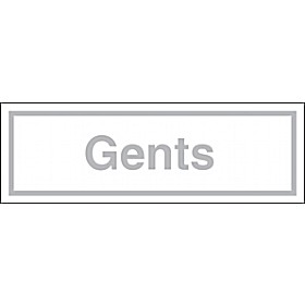Clearview Gents Sign &pound;26 - Signs