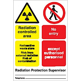 Radiation Controlled Area ...Sign (8) &pound;5 - Signs