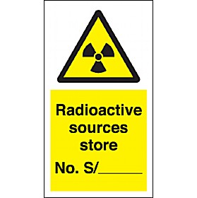 Radioactive Sources Store No.S/ Sign £3 - Signs
