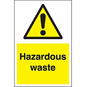 Hazardous Waste Sign £4 - Signs