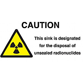 Caution This Sink Is Designated For The Disposal….Sign £3 - Signs