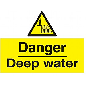 Danger Deep Water Sign &pound;60 - Signs