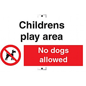 Childrens Play Area No Dogs Allowed Sign &pound;4 - Signs