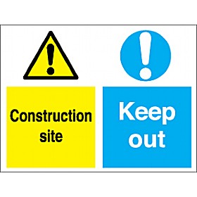 Construction Site Keep Out Sign £10 - Signs