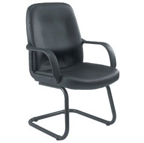Canasta Leather Look Visitor Chair £64 - Office Furniture