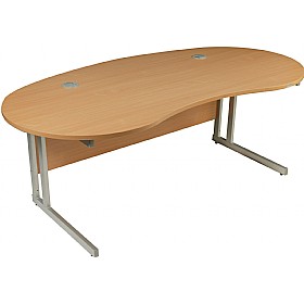 Modus Contract Cantilever Kidney Desk &pound;253 - Office Furniture