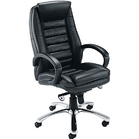 Montana Leather Faced Manager Chair £202 - Office Furniture
