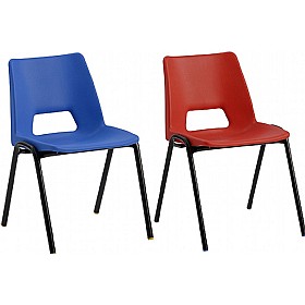 Contract Poly Canteen Chairs £14 - Office Furniture