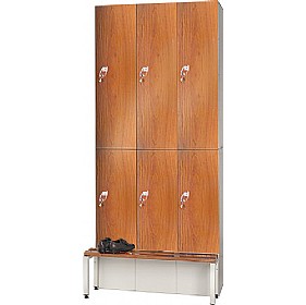 Wooden Door Golf Lockers With Active Coat £137 - Lockers