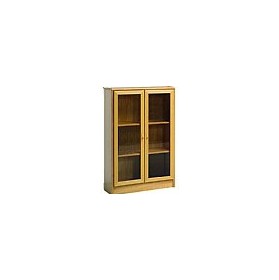 Wood Veneer Glass Door Cupboard &pound;332 - Office Furniture