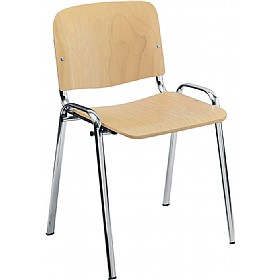 Club Wood Canteen Chair &pound;52.5 - Office Furniture