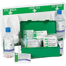 First Aid & Eye Care Station £36 - Health & Safety