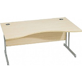 Modus Contract Cantilever Double Wave Desk £167 - Office Furniture