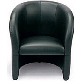 Dream Leather Tub Chair £163 - Office Furniture
