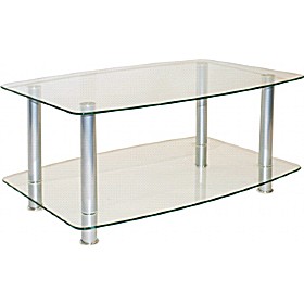 Rectangular Glass Coffee Table &pound;50 - Office Furniture