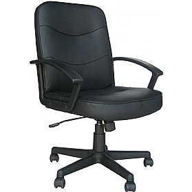 Albertine Enviro Leather Chair £76 - Office Furniture