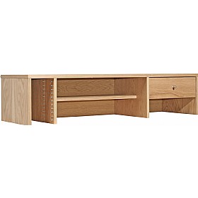 Oakwood Rectangular Desk Hutch £107 - Office Furniture