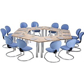 Trilogy Stacking Conference Tables &pound;262 - Office Furniture
