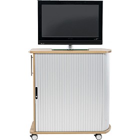 Trilogy Mobile Media Tambour Unit &pound;771 - Office Furniture