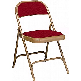 Deluxe Upholstered Steel Folding Chair (Pack of 4) £44 - Office Furniture