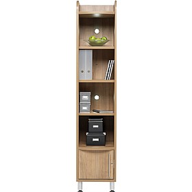 Trilogy Tall Narrow Bookcase Unit &pound;471 - Office Furniture