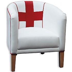 England Leather Tub Chair &pound;299 - Office Furniture