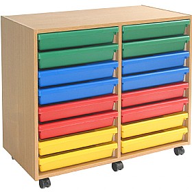 16 Tray A3 Paper Art Storage Unit &pound;210 - Education Furniture