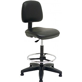 Atlanta Draughtsman Chair Sierra Vinyl £87 - Office Furniture
