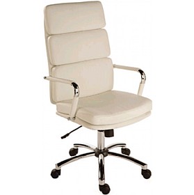 Deco Executive Chair White £100 - Office Furniture