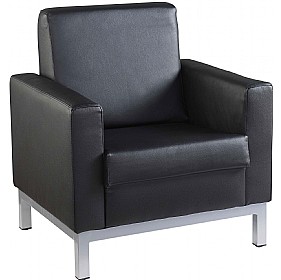 NEXT DAY Alvar Leather Armchair £237 - Office Furniture