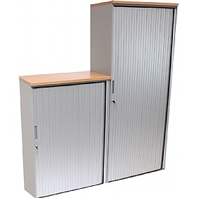 Opus Tambour Door Cupboards £162 - Office Furniture