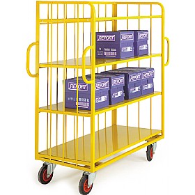 3 Sided Sloping Shelf Trucks £789 - Materials Handling