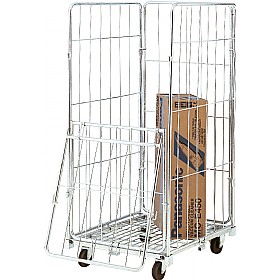4 Sided Demountable Rolcontainers with Half Drop Side £188 - Materials Handling