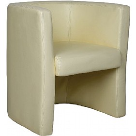 Layla Tub Chair Cream £140 - Office Furniture