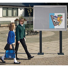 Shield® Exterior Post Mounted Showcases - Bolted £472 - Display & Presentation