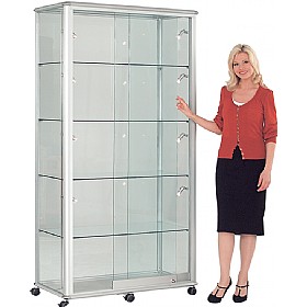 Shield� Wide Tower Display Cabinet &pound;1565 - Office Furniture
