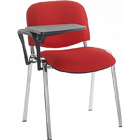 Swift Chrome Frame Conference Chair With Tablet £42 - Office Furniture