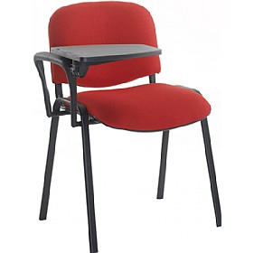 Swift Black Frame Conference Chair With Tablet &pound;34 - Office Furniture