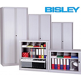 NEXT DAY Bisley Tambour Cupboards &pound;334 - Office Furniture