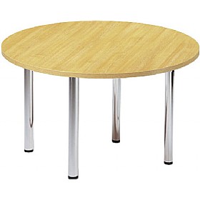 NEXT DAY Tubular Leg Circular Leisure/Meeting Tables £112 - Office Furniture