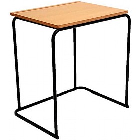 Beech Stacking Exam Desks £33 - Education Furniture
