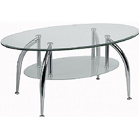 Champlain Glass Coffee Table &pound;99 - Office Furniture