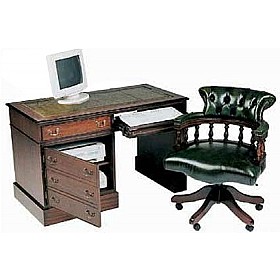 Antique Replica Compact Computer Desk &pound;515 - Office Furniture