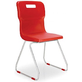Discounted Titan Skid Base Classroom Chairs 350H - In Stock Now! £11 - Education Furniture