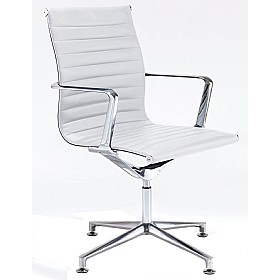 Blaze White Conference Chair £202 - Office Furniture