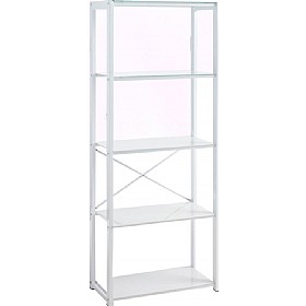 Alpine Glass Bookcase £75 - Office Furniture