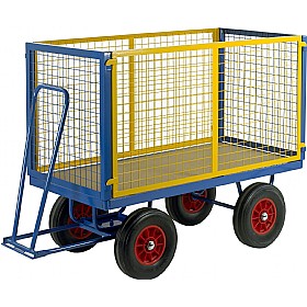 Medium Turntable Truck with Mesh Cage Supports £660 - Materials Handling