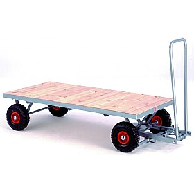 Hand Drawn Turntable Trailer &pound;294 - Materials Handling